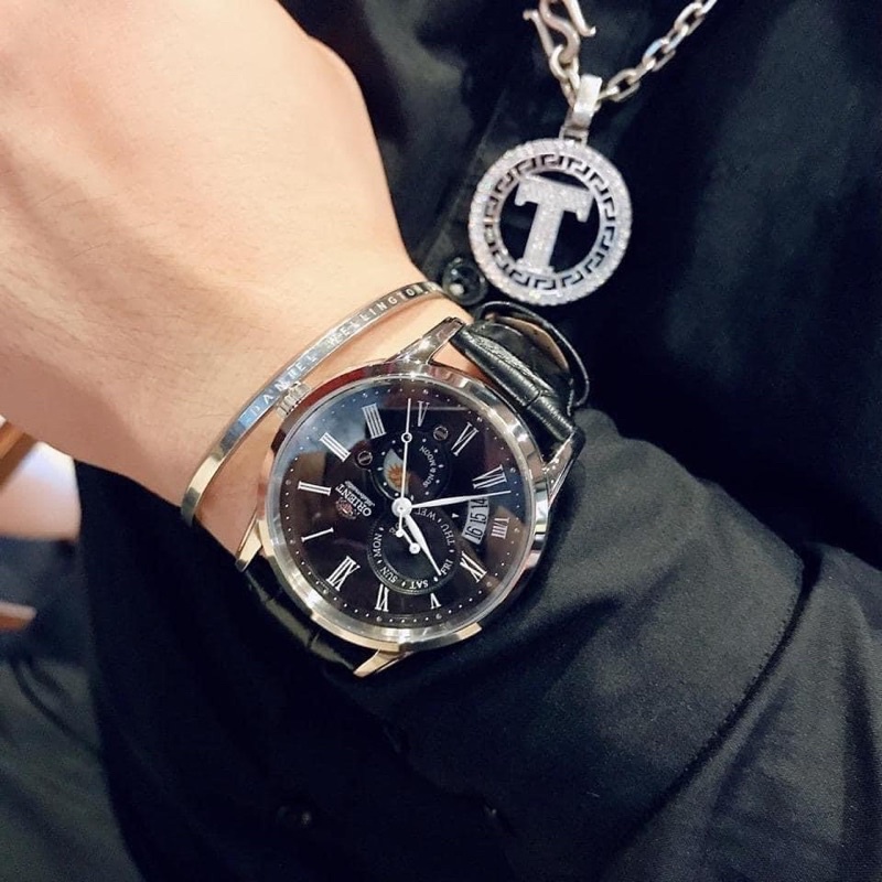 Đồng hồ nam Orient Sun &amp; Moon Gen 3 Black .
