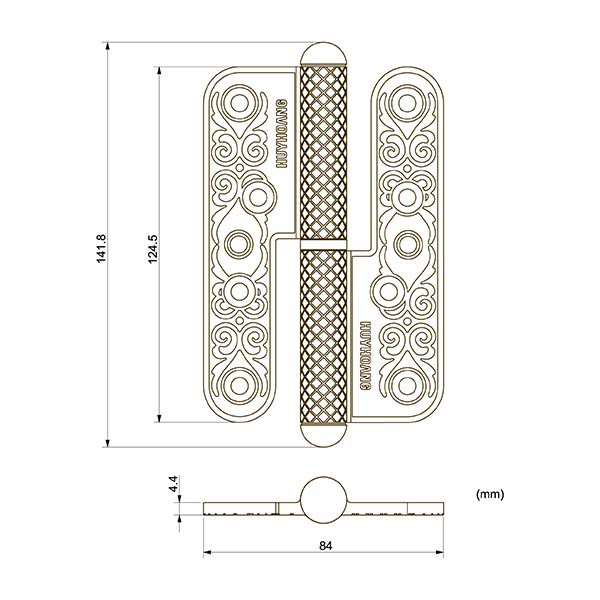 [CHÍNH HÃNG] Bản lề cối Huy Hoàng HC-2901 thích hợp cho tất cả các loại cửa gỗ lớn