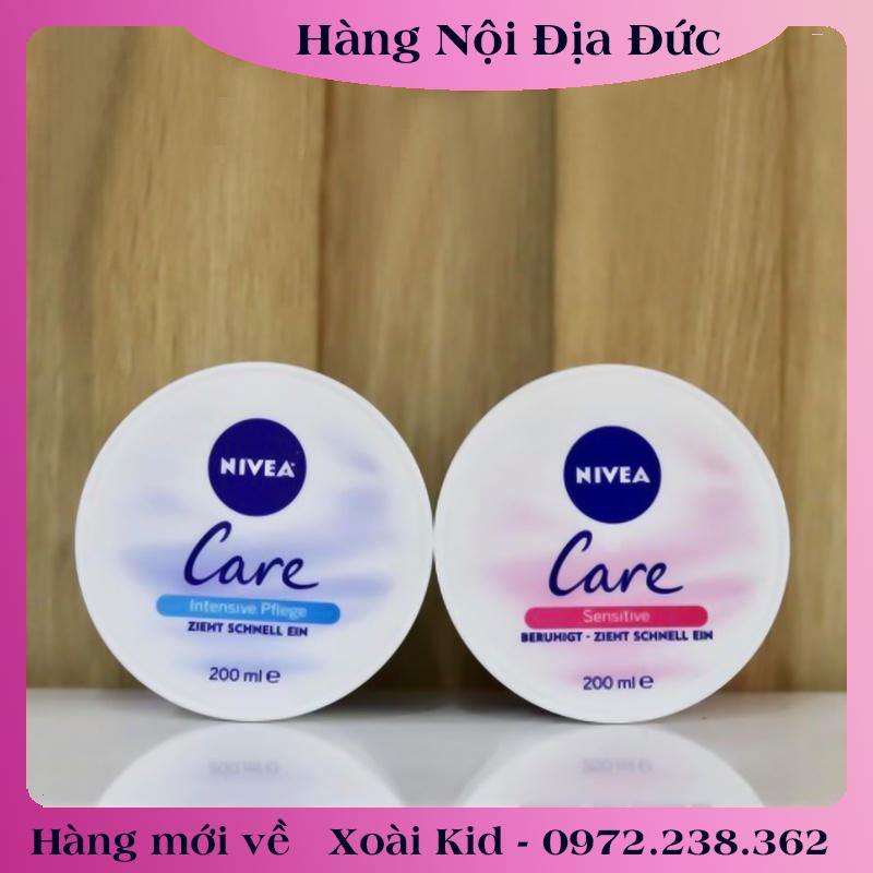 [auth] Kem dưỡng ẩm NIVEA CARE Đức - Siêu dưỡng ẩm chống khô da, chống nứt nẻ   [Hot]