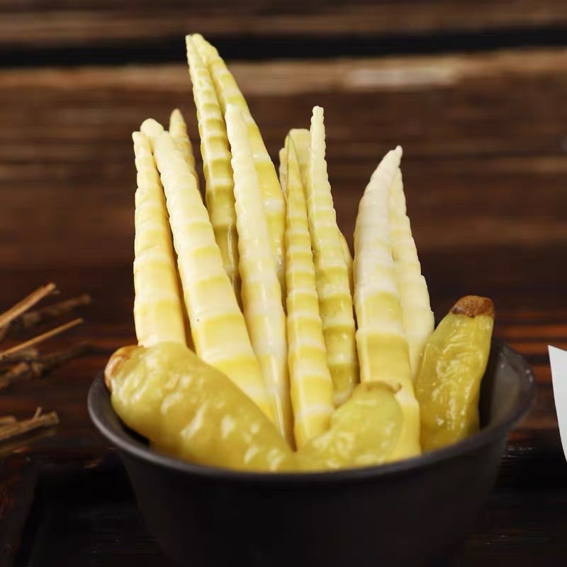 Măng Cay Giòn Tứ Xuyên Ăn Liền - Măng Trúc Muối Cay Yuyu Ớt Xanh Trung Quốc Thơm Ngon | đồ ăn vặt SGF