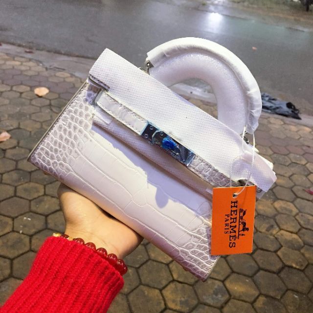Túi H-M trắng size mini