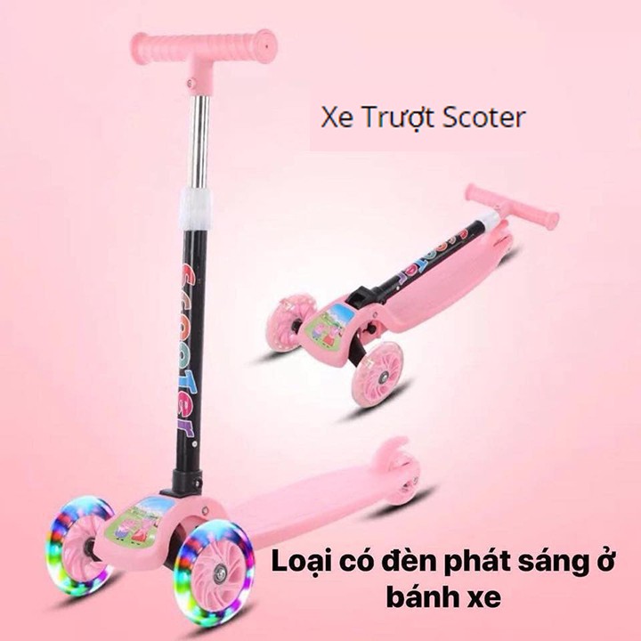 Đồ chơi Xe Trượt Scoter 3 Bánh Phát Sáng cho bé