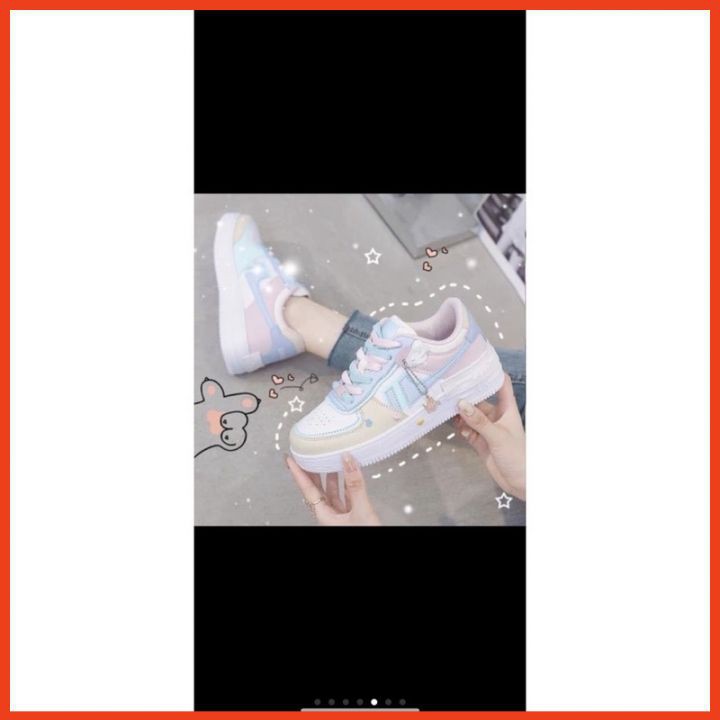 Giày Thể Thao Sneaker Nữ Đẹp Giày Hàn Quốc Đế Trắng | BigBuy360 - bigbuy360.vn