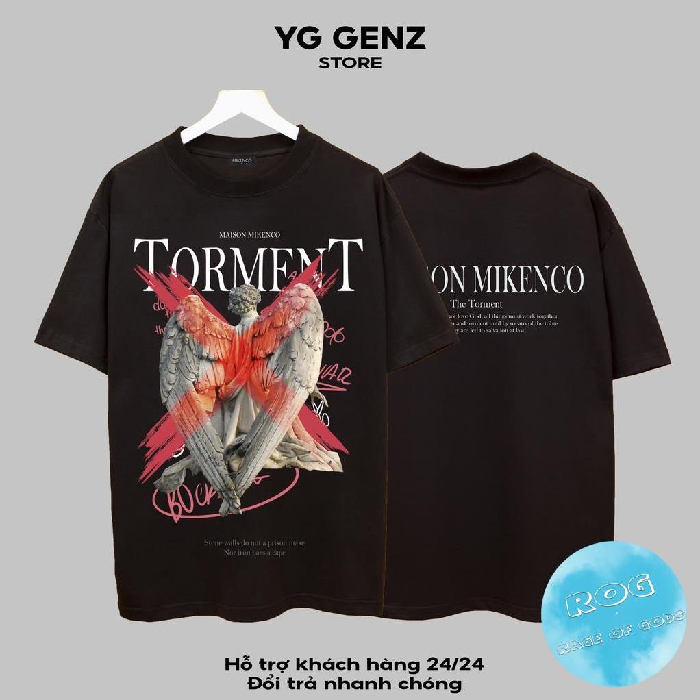 Áo thun tay lỡ MIKENCO 1 Streetwears SG , Áo thun unisex nam nữ from rộng oversize chất liệu cotton