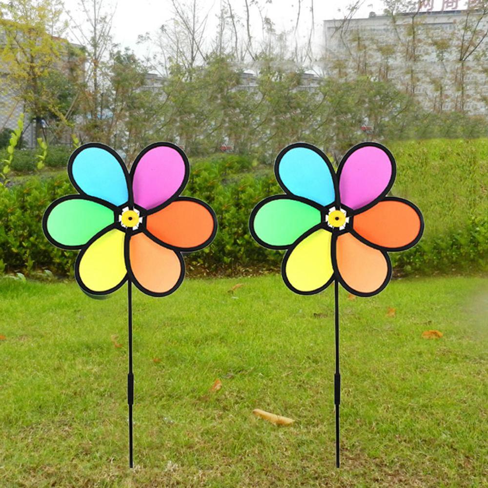 Chong Chóng Gió Ba Bánh Xe Trang Trí Sân Vườn Cho Bé