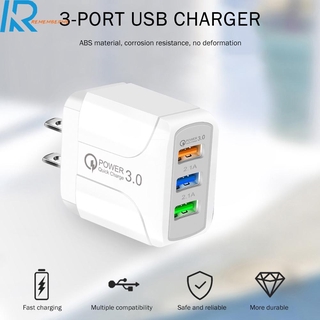 Củ Sạc Nhanh Qc 3.0 5v 2.4a 3 Cổng Usb Cho Iphone