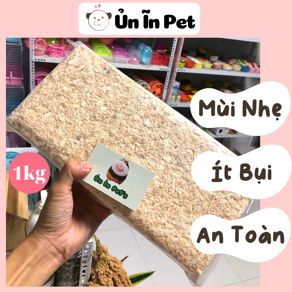 Lót chuồng cho hamster, sóc, bọ, nhím Mùn cưa nén 1kg