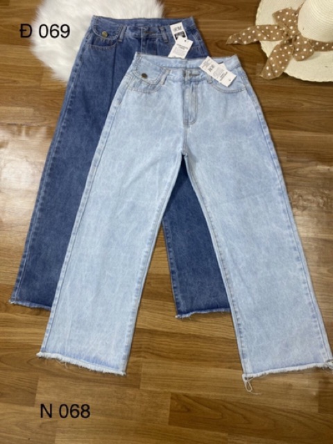 [Mã WASTMAY giảm 15% tối đa 30K đơn 150K] Quần bò suông nắp lệch nhỏ tua gấu hot trend | BigBuy360 - bigbuy360.vn