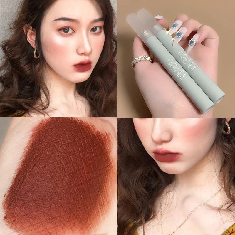 Son Kem Màu Nhung Lì Không Thấm Nước Daimanpu
