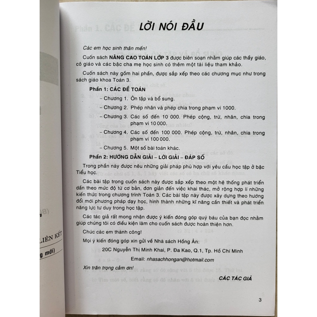 Sách -Nâng cao toán lớp 3 - theo chương trình giáo dục phổ thông mới - Đỗ Trung Hiệu