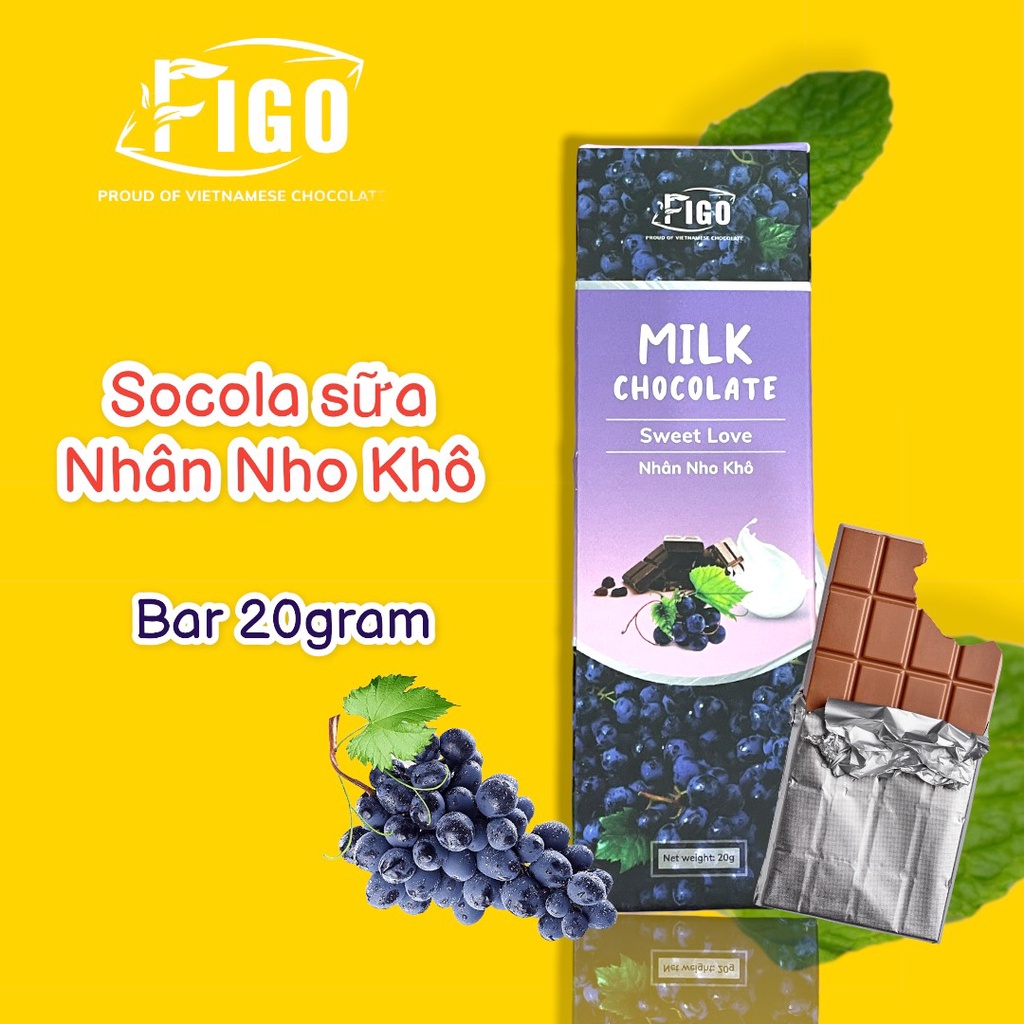 [DÙNG THỬ] Bánh sô cô la sữa mix 8 vị siêu ngon Figo Chocolate, đồ ăn vặt ngon