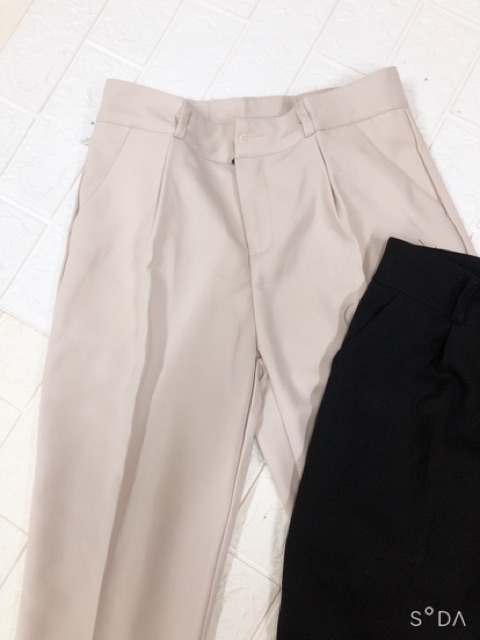 quần baggy nữ,quần baggy gấu bằng năng động mặc đi học đi chơi thoái mái