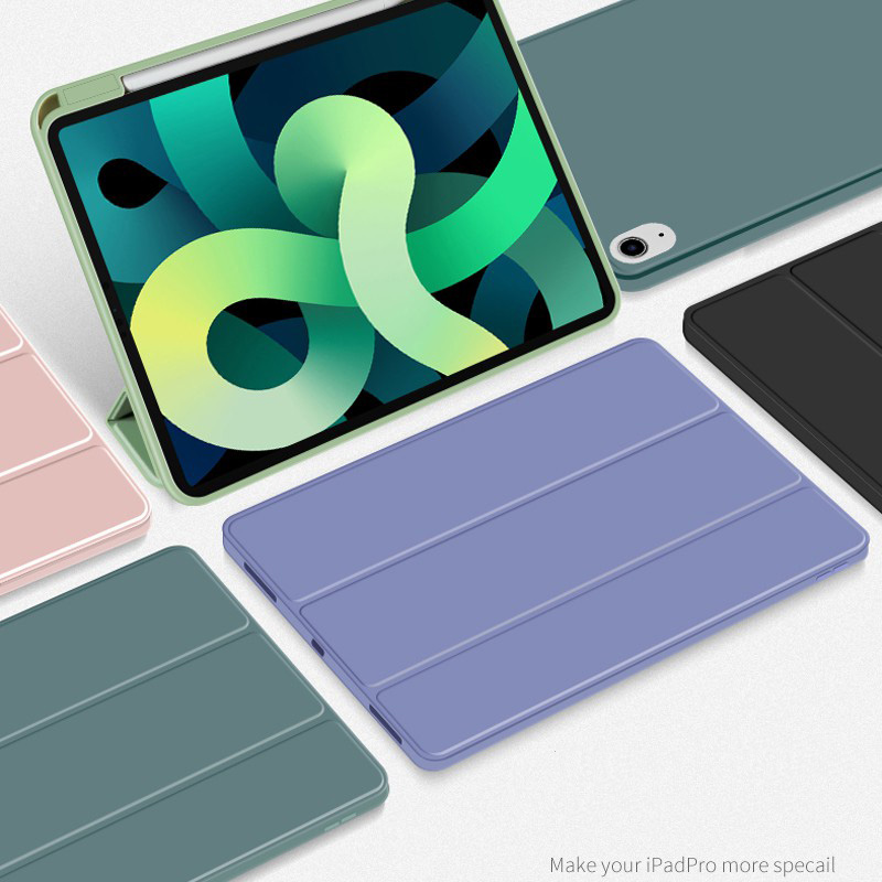 Bao da bằng tpu mềm chống sốc thích hợp cho ipad Air 4th 10.9 inch 2020 Pro 11 2021 2020 2018 Pro 12.9