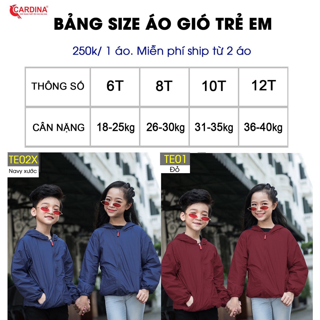 Áo gió trẻ em UNIQLO nam nữ siêu yêu chính hãng 2 lớp