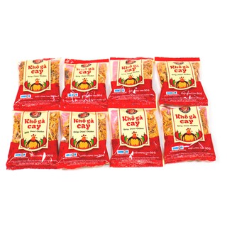 6 gói Khô gà cay Chà Bông Việt 50g