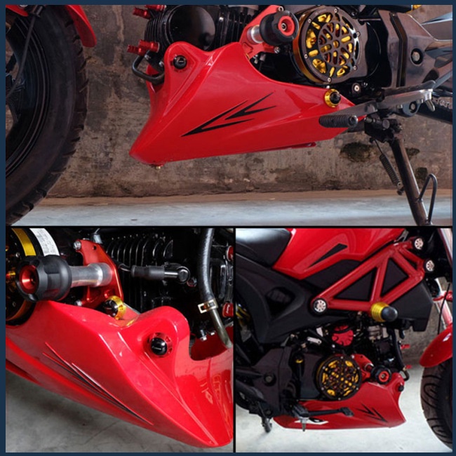 Ốp Bảo Vệ Động Cơ Xe Mô Tô Honda MSX 125 2013 2014 2015