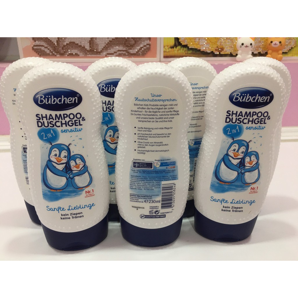 Đức - Sữa tắm gội cho bé Bubchen 230ml