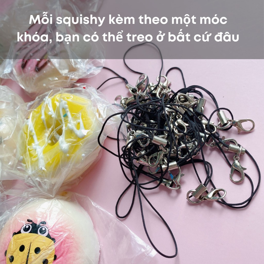 Đồ chơi Squishy mini ngẫu nhiên kèm móc khóa S141