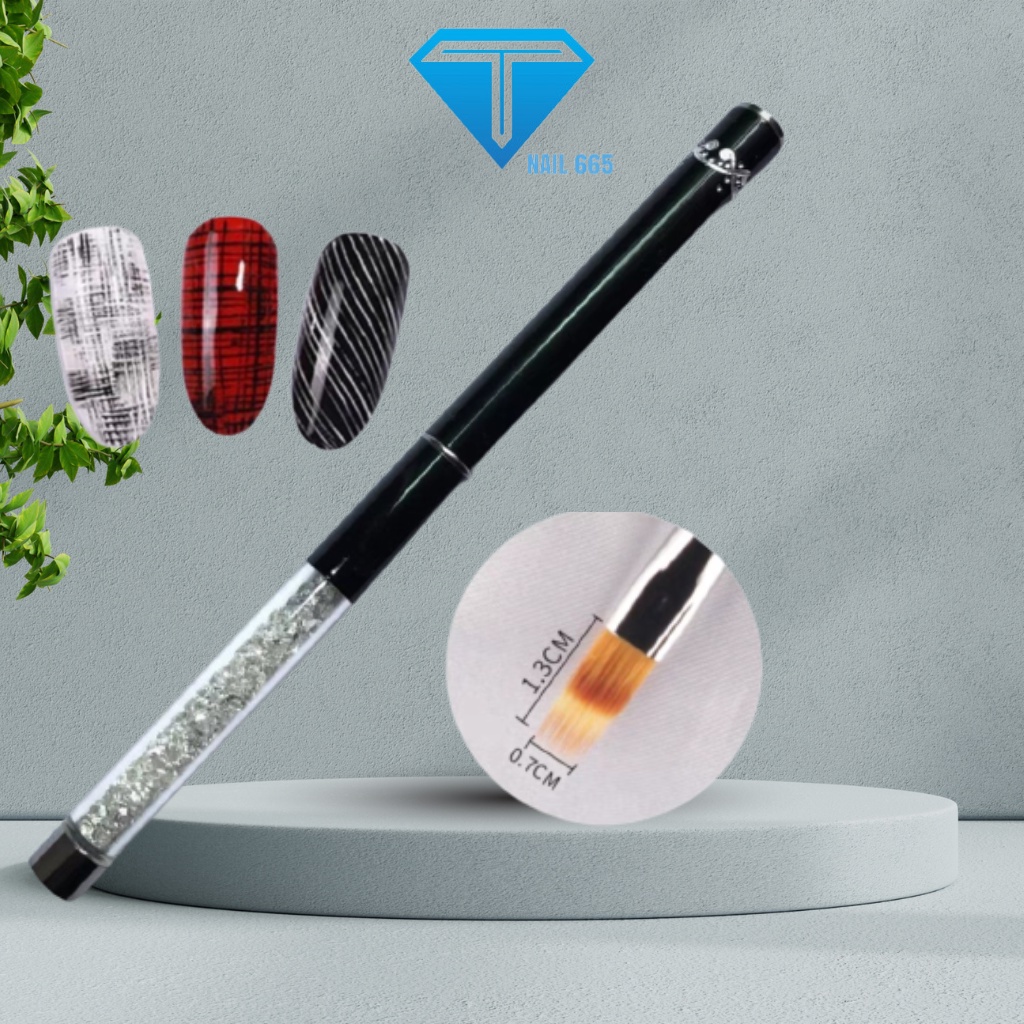 Cọ dặm OMBER cán đá , Bút dặm chổi quét ober trang trí móng tay nail loại đẹp