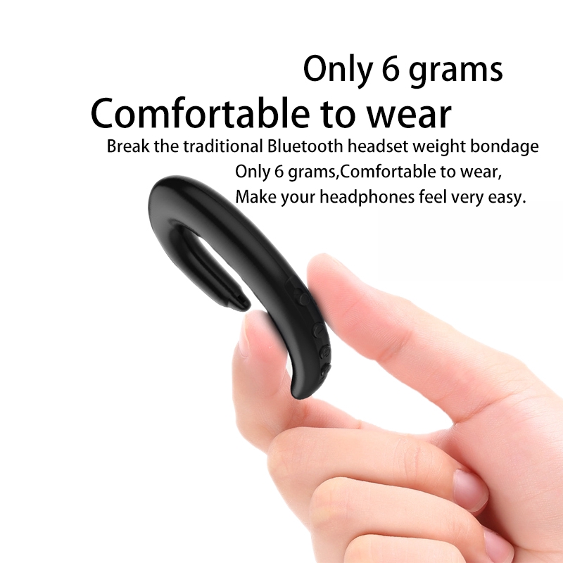 Set tai nghe bluetooth dạng móc vành tai kèm dây cáp tiện dụng | BigBuy360 - bigbuy360.vn