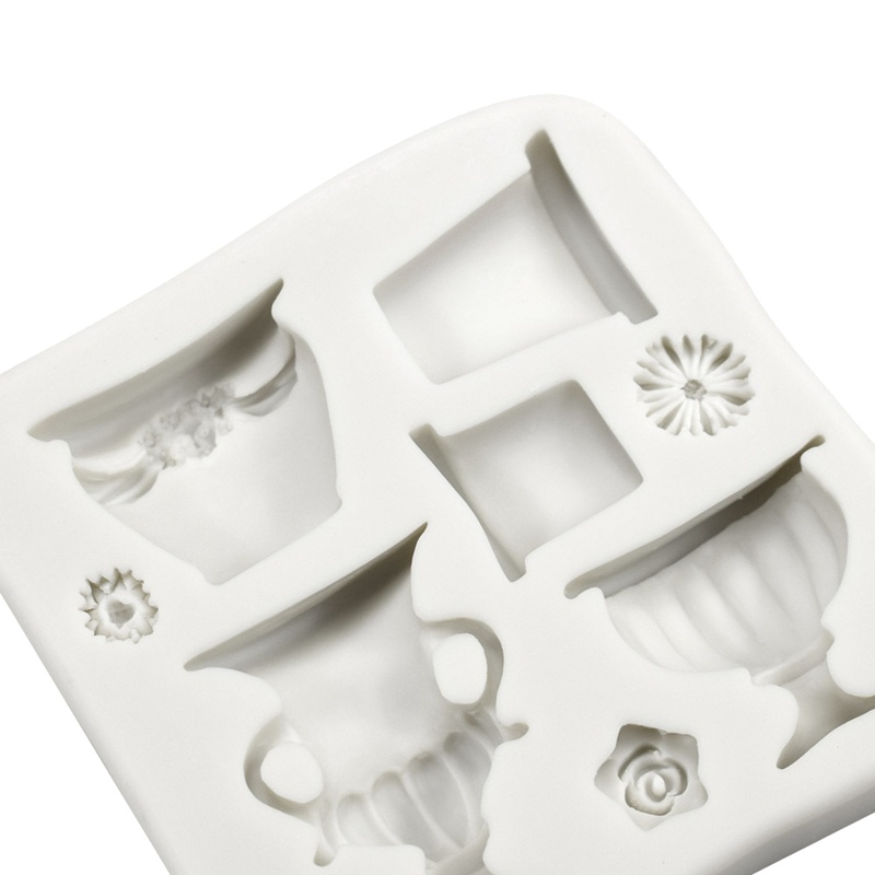 Khuôn Làm Bánh / Xà Phòng / Sáp / Nến Hình Hoa Tinh Tế