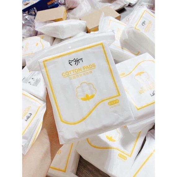 Combo 2 Túi Bông Tẩy Trang Cotton Pads 2 Túi 444 Miếng