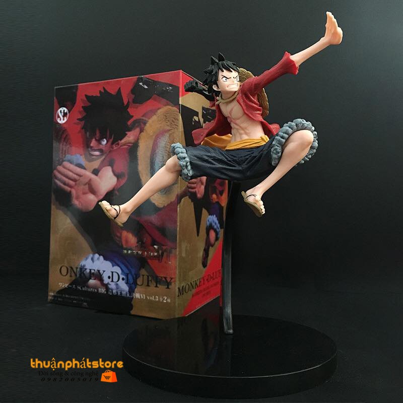 Mô hình One Piece -  Monkey D. Luffy , Portgas D. Ace 18cm( ảnh thật )