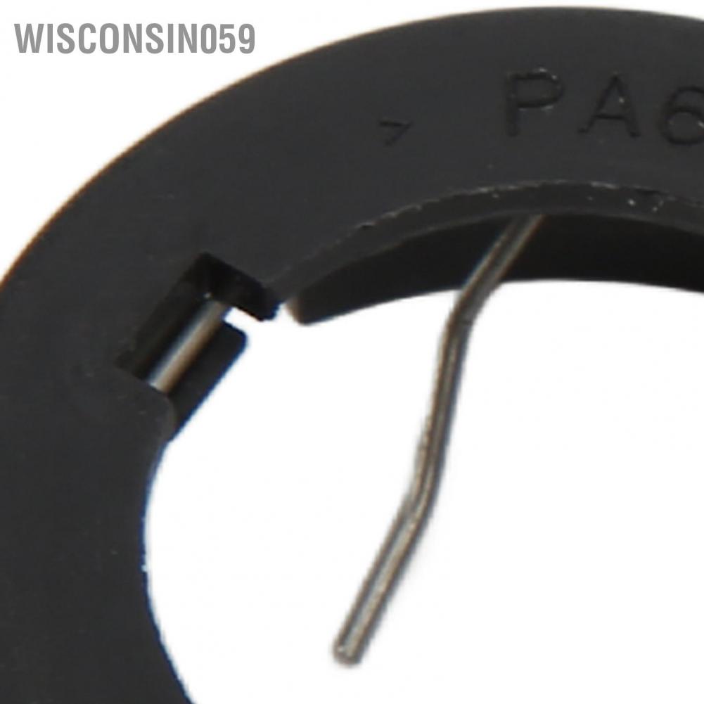 Wisconsin059 2Pcs LED Headlight Adapter Professional Design ABS Material Easy Install Low Power Bulb Holder