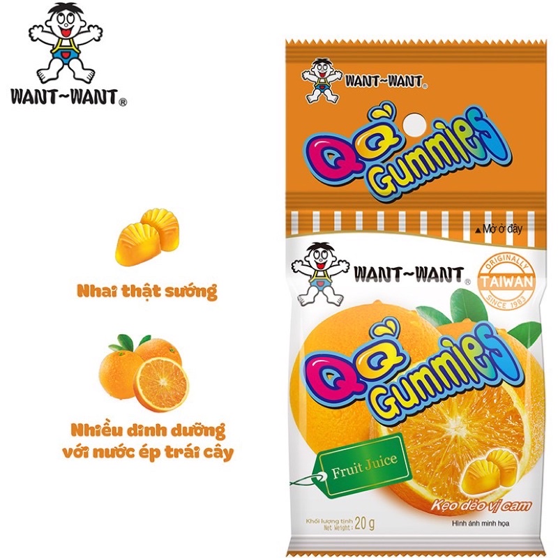 Kẹo Dẻo Want Want - 20gr