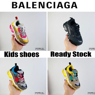 * Ready Stock * Balenciaga  Xu hướng thời trang Giày dép trẻ em-Hộp quà tặng thể thao cho bé