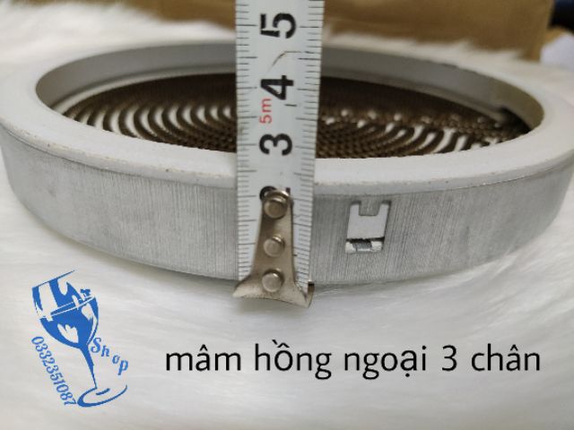 Mâm nhiệt - mâm bếp hồng ngoại 3 chân đường kính ~ 20cm