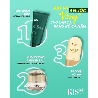 Combo dưỡng da Kis22 sau tái tạo 3 món