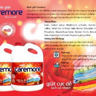 Nước giặt caremore 3,8kg