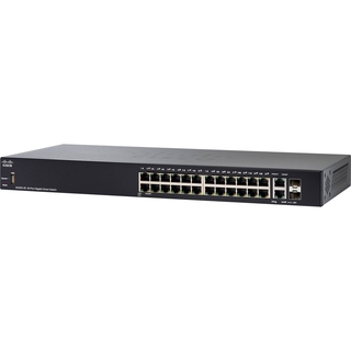 Cisco sg250-26-k9-eu | thiết bị chyển mạch managed, 24 cổng rj45 1g, 2 cổng t/sfp 1g