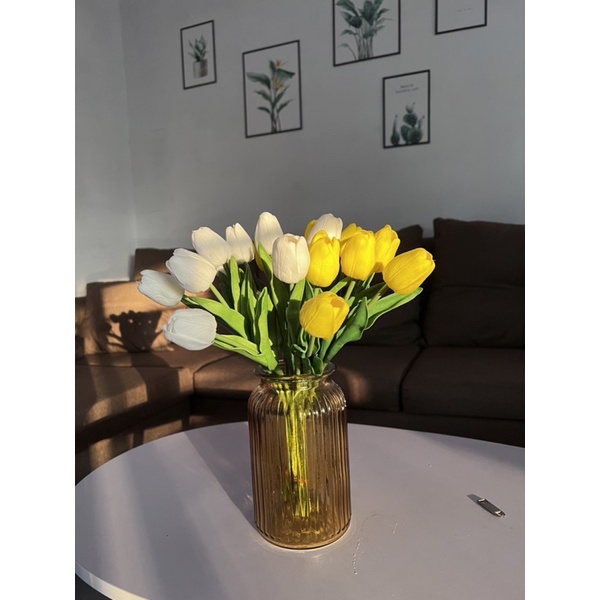 Combo 10 cành Hoa tulip PU giống thật đến 99%