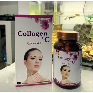 ĐẸP DA SÁNG DA COLLAGEN + C (Lọ 60 viên)