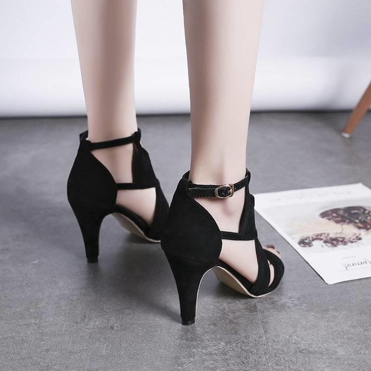 Sandal Cao Gót Hở Ngón Thiết Kế Mới Có size Lớn 42-41 Thời Trang Mùa Hè Dành Cho Nữ