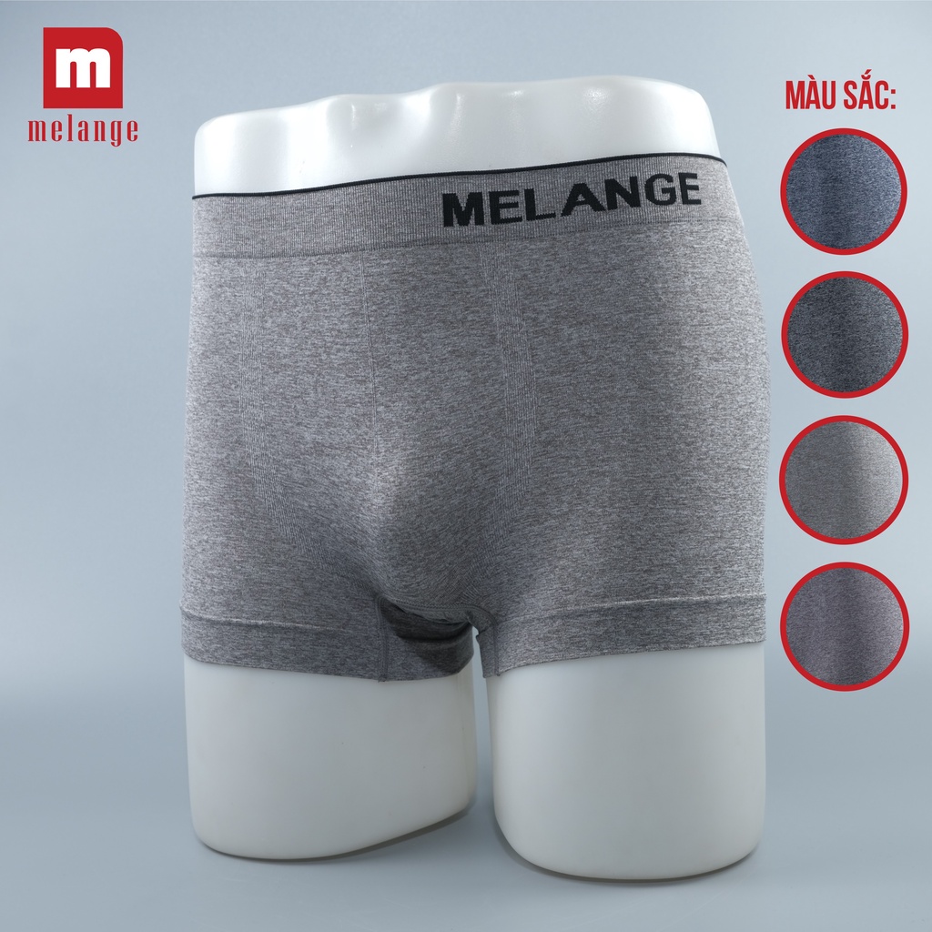 Quần Boxer, Sịp Đùi Nam Melange Dệt 3D Co Giãn, Thấm Hút, Thoáng Mát - MA.22.12