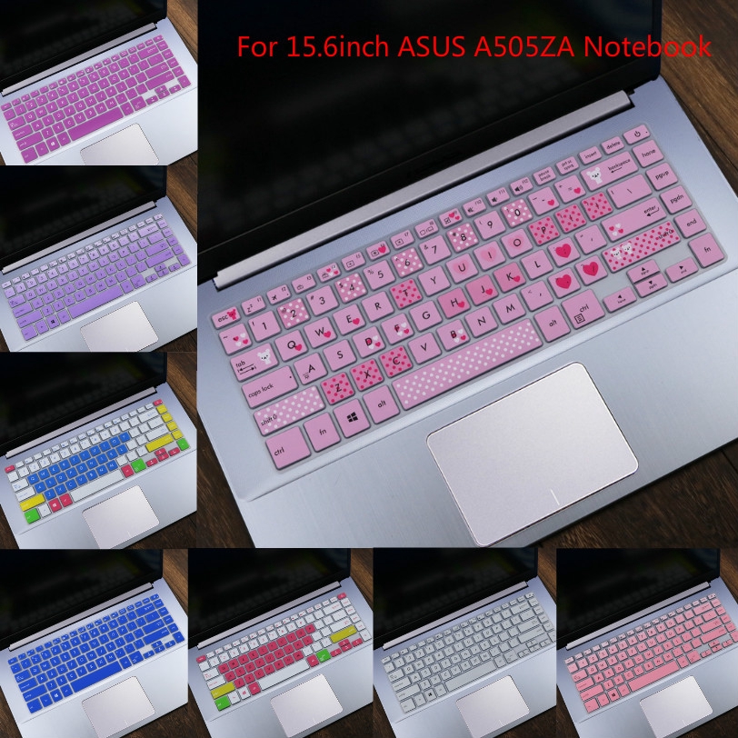Miếng Dán Bảo Vệ Bàn Phím Bằng Silicon Siêu Mỏng Cho Laptop Asus A505Za 15.6inch