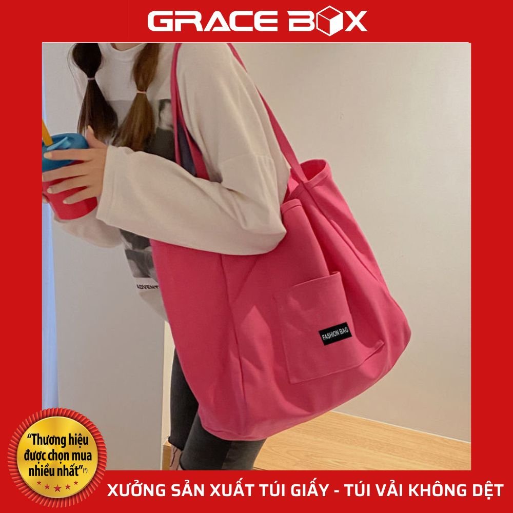 Túi Vải Canvas Thời Trang Color Style - Siêu Thị Bao Bì Grace Box