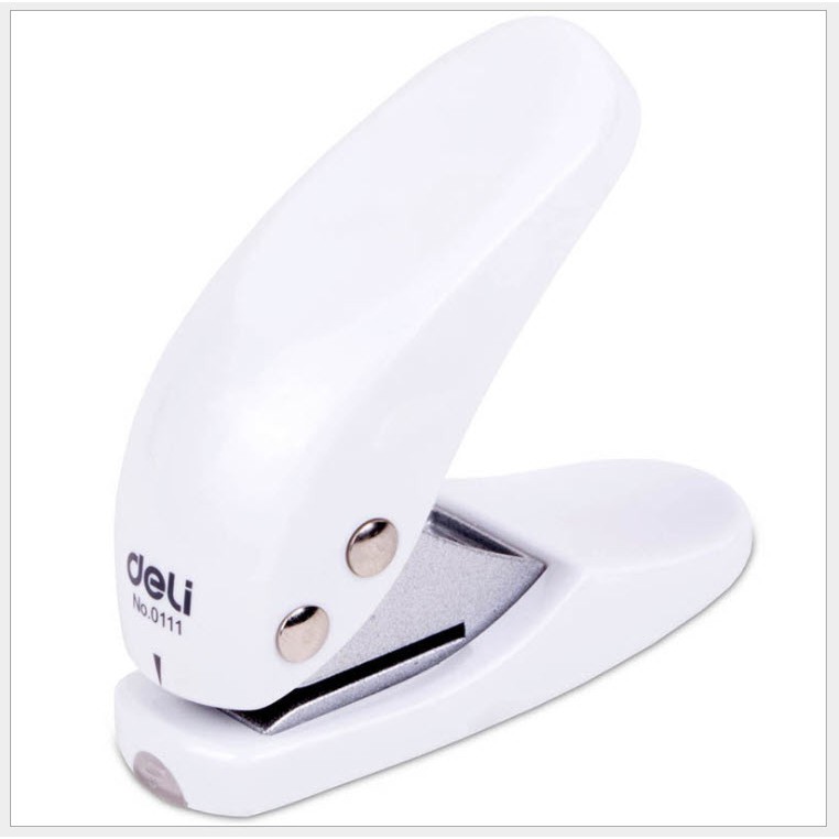 Dụng Cụ Bấm Lỗ Trên Giấy Rời Tiện Dụng - 0111 Deli