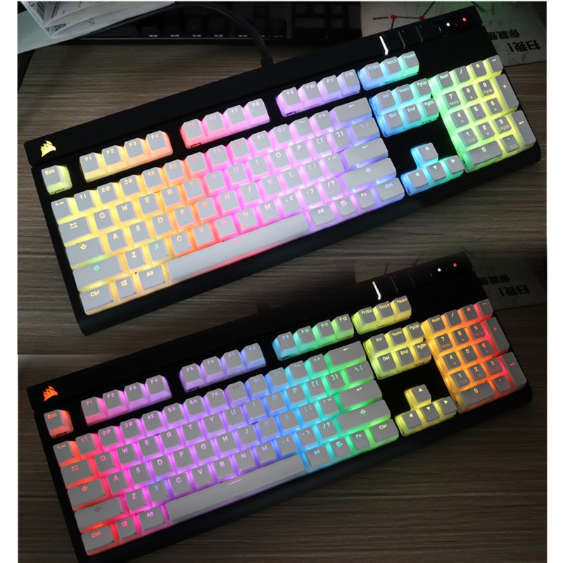 Nút Bàn Phím Ansi Pbt 143 Cho Chìa Khóachron K6 Gh60 Gk64 Corsair K70 K65 Oem Cherry Mx Gh60 Poker 87 T 104kl 108