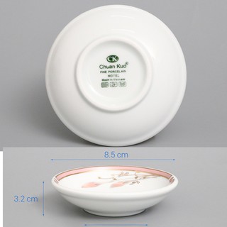 Đĩa chấm sứ 8.5 cm Chuankuo hoa 1012 cao cấp