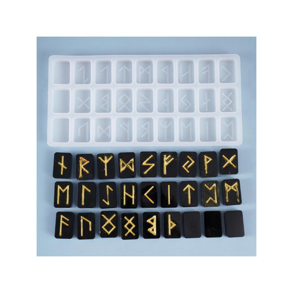 Khuôn Silicon Hình Chữ Cái Làm Trang Sức Thủ Công