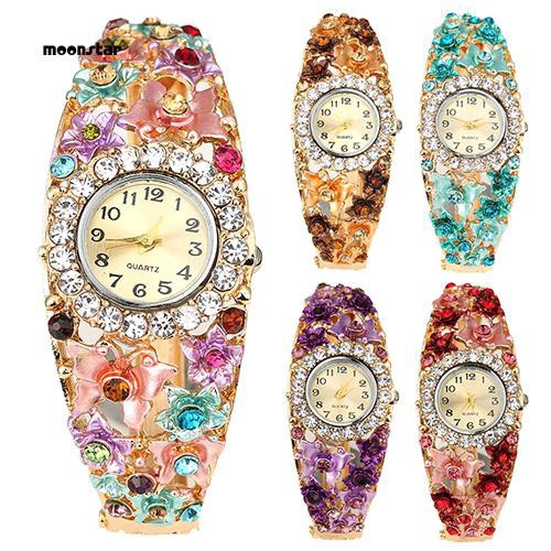 Đồng hồ đeo tay mặt tròn đính đá thời trang cho nữ | BigBuy360 - bigbuy360.vn