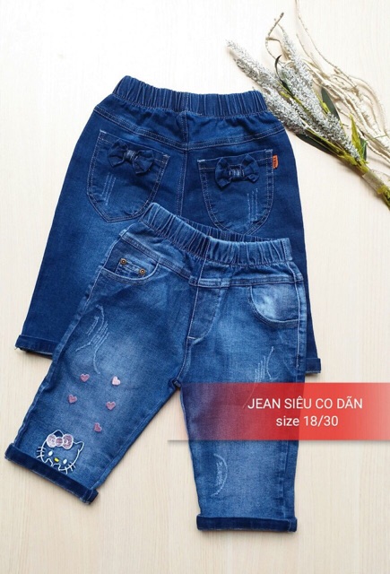 Quần Jean lửng bé gái