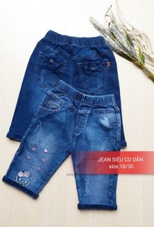 Quần Jean lửng bé gái