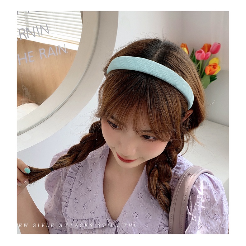 Băng đô bản dày phong cách Pháp cổ điển thời trang Hàn Quốc ngọt ngào cho nữ