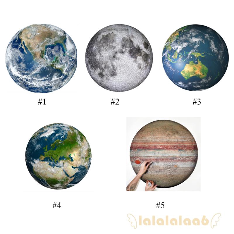 Đồ chơi xếp hình 1000 mảnh hình mặt trăng / trái đất