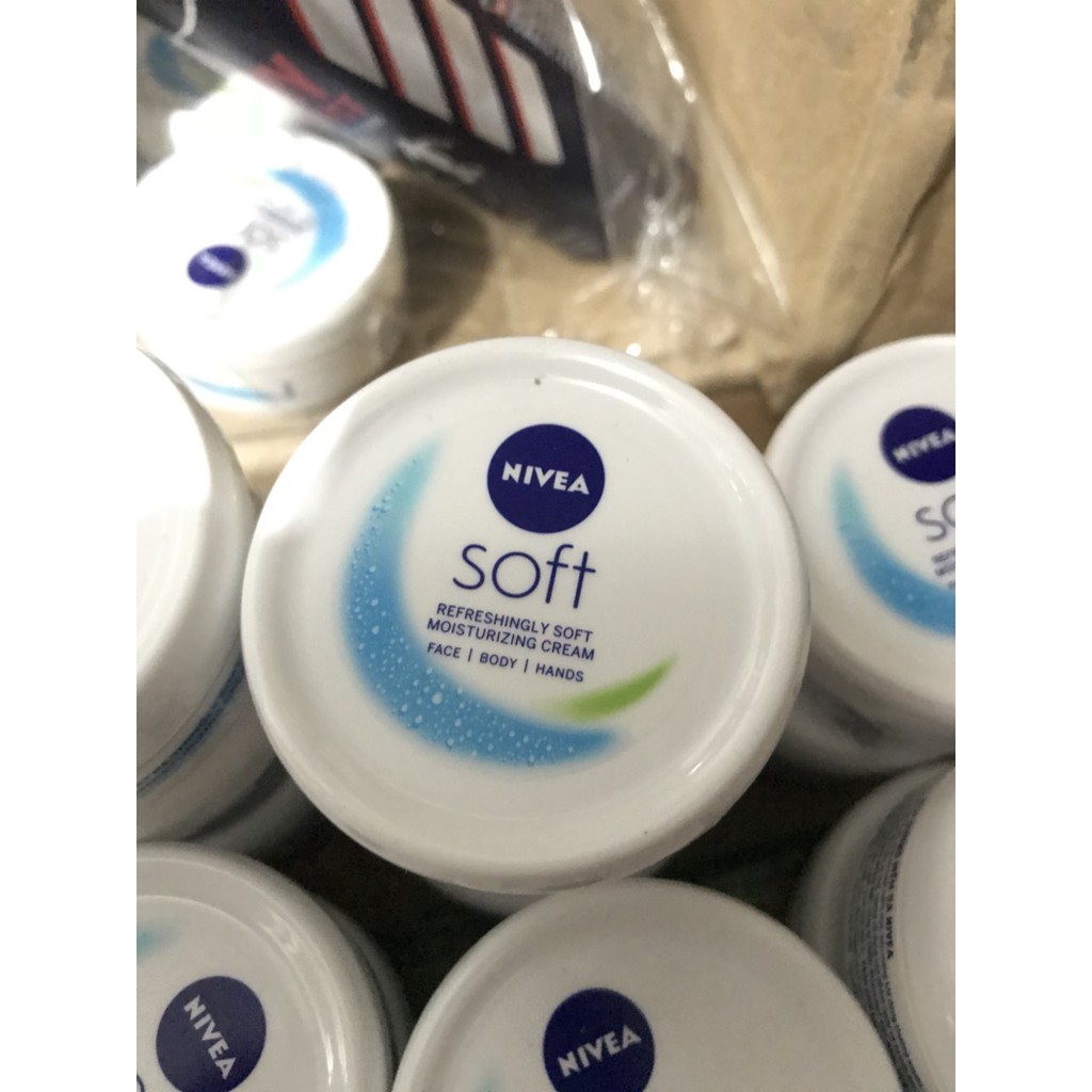 Kem dưỡng da mặt và toàn thân chống nẻ Nivea Soft 50ml Thái Lan